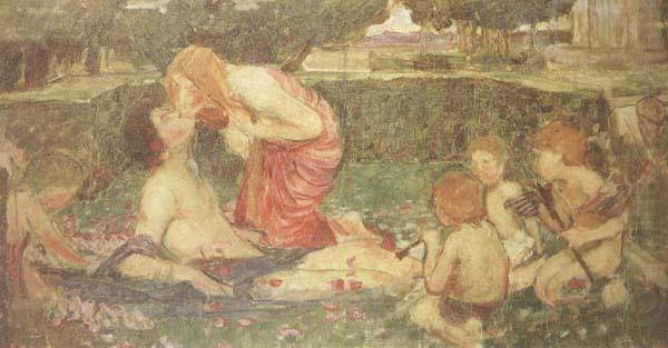 Study for  The Awakening of Adonis (mk41), John William Waterhouse